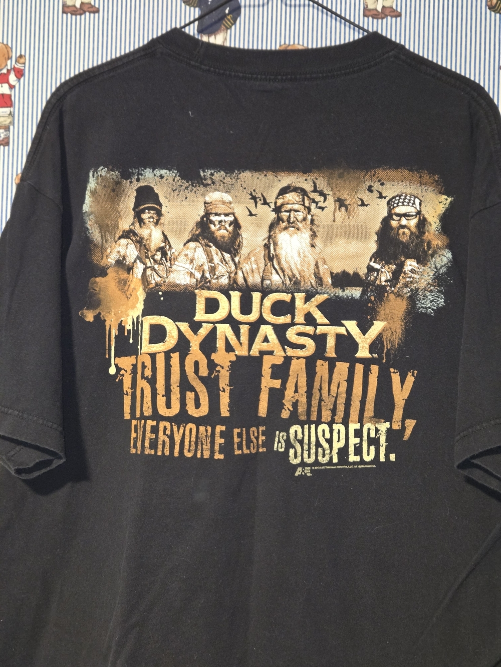 Vintage Duck Dynasty Trust Family Graphic Tee - Black XL